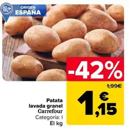 Carrefour Market Patata lavada granel Carrefour oferta