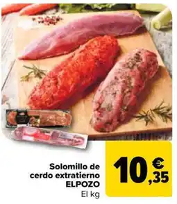 Carrefour Market ELPOZO Solomillo de cerdo extratierno oferta