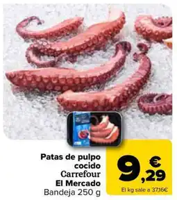 Carrefour Market Patas de pulpo cocido Carrefour El Mercado oferta
