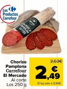 Carrefour Market Chorizo Pamplona Carrefour El Mercado oferta