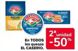 Carrefour Market EL CASERÍO En todos los quesos oferta