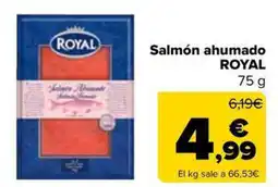 Carrefour Market ROYAL Salmón ahumado oferta