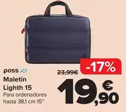 Carrefour Poss - maletin lighth 15 oferta
