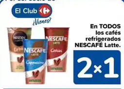 Carrefour Market NESCAFÉ En todos los cafés refrigerados latte oferta