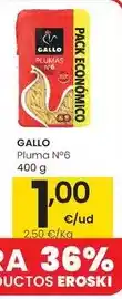 Eroski Gallo - pluma n°6 oferta