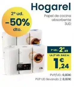 Clarel Papel de cocina absorbente oferta