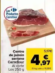 Carrefour Market Carrefour - centro de jamón serrano oferta