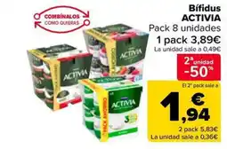 Carrefour Market Activia bífidus tivia oferta