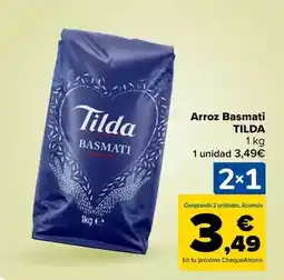 Carrefour Market Tilda - arroz basmati oferta