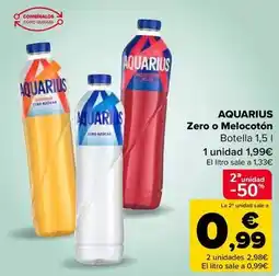 Carrefour Market Aquarius - zero o melocoton oferta