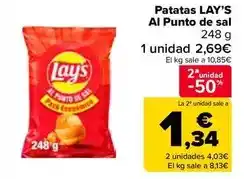 Carrefour Market Lay's - patatas al punto de sal oferta