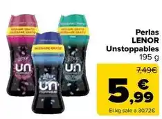Carrefour Market Lenor - perlas unstoppables oferta