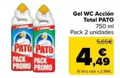 Carrefour Market Pato - gel wc acción total oferta
