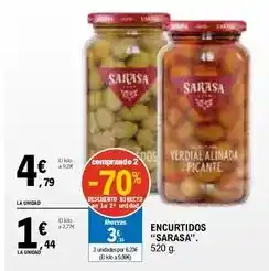 E.Leclerc Sarasa - encurtidos oferta