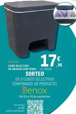E.Leclerc Deluxe - cubo selecitivo de basura con pedal oferta