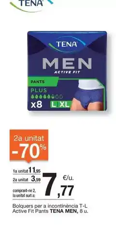 BonpreuEsclat Tena - bolquers per a incontinència t-l active fil pants oferta