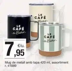 BonpreuEsclat Bistrot - mug de metall amb tapa oferta