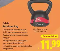 Lidl Crivit - pesa rusa oferta