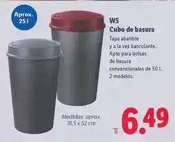 Lidl W5 - cubo de basura oferta