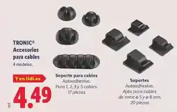 Lidl Tronic - accesorios para cables oferta