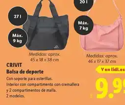 Lidl Crivit - bolsa de deporte oferta