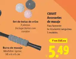 Lidl Crivit - accesorios de masaje oferta