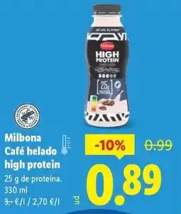 Lidl Milbona - cafe helado high protein oferta