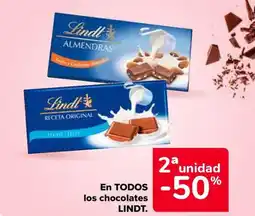 Carrefour Market LINDT En todos los chocolates oferta