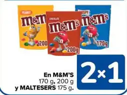 Carrefour Market M&M'S En y maltesers oferta