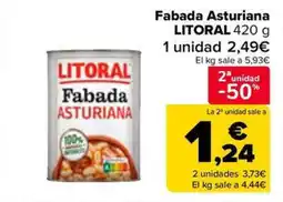 Carrefour Market LITORAL Fabada Asturiana oferta