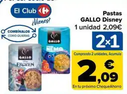 Carrefour Market GALLO Pastas Disney oferta