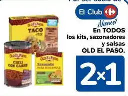 Carrefour Market OLD EL PASO En todos los kits, sazonadores y salsas oferta