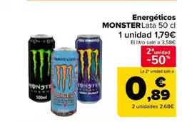 Carrefour Market MONSTER Energéticos oferta