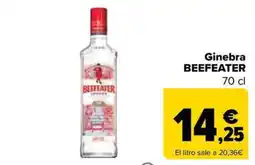 Carrefour Market BEEFEATER Ginebra oferta