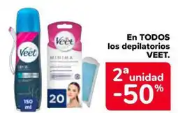 Carrefour Market VEET En todos los depilatorios oferta