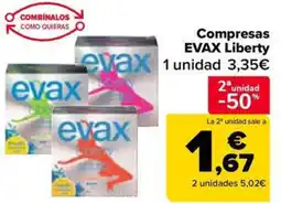 Carrefour Market EVAX Compresas Liberty oferta
