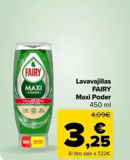 Carrefour Market FAIRY Lavavajillas Maxi Poder oferta