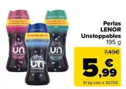 Carrefour Market LENOR Perlas Unstoppables oferta