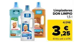 Carrefour Market DON LIMPIO Limpiadores oferta