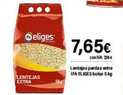 Cash Ifa IFA ELIGES Lentejas pardas extra oferta