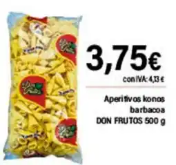Cash Ifa DON FRUTOS Aperitivas konos barbacoa oferta