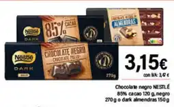 Cash Ifa NESTLÉ Chocolate negro 85% cacao negro oferta