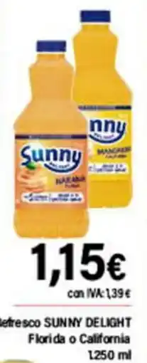 Cash Ifa SUNNY DELIGHT Refresco Florida o California oferta