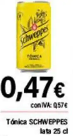 Cash Ifa SCHWEPPES Tónica oferta