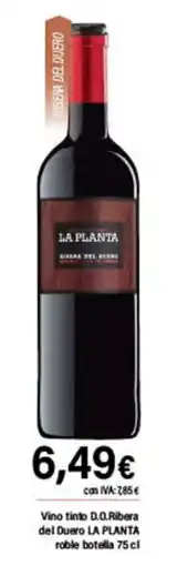 Cash Ifa LA PLANTA Vino tinto D.O.Ribera del Duero oferta