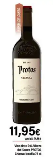 Cash Ifa PROTOS Vino tinto D.O.Ribera del Duero Crianza oferta