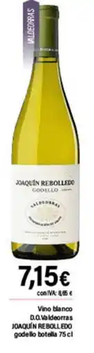 Cash Ifa JOAQUÍN REBOLLEDO Vino blanco D.O.Valdeorras godello oferta