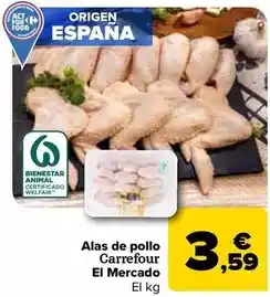Carrefour Market Carrefour - alas de pollo el mercado oferta