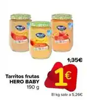 Carrefour Market Hero - tarritos frutas oferta