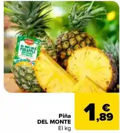 Carrefour Market Del monte - piña oferta